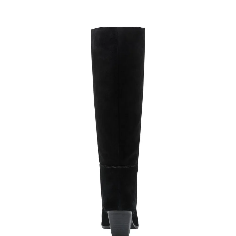 Marc Fisher CHALLI POINTY TOE BOOT Black 10